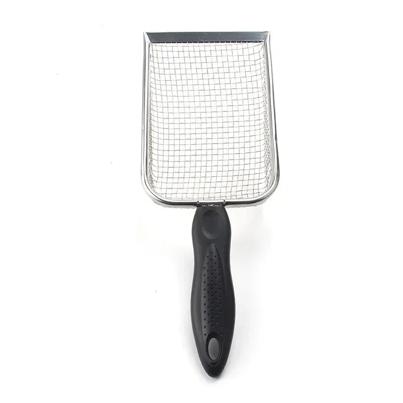 Long Handle Stainless Steel Cat Litter Scoop for Easy Cleanup - Smarsty