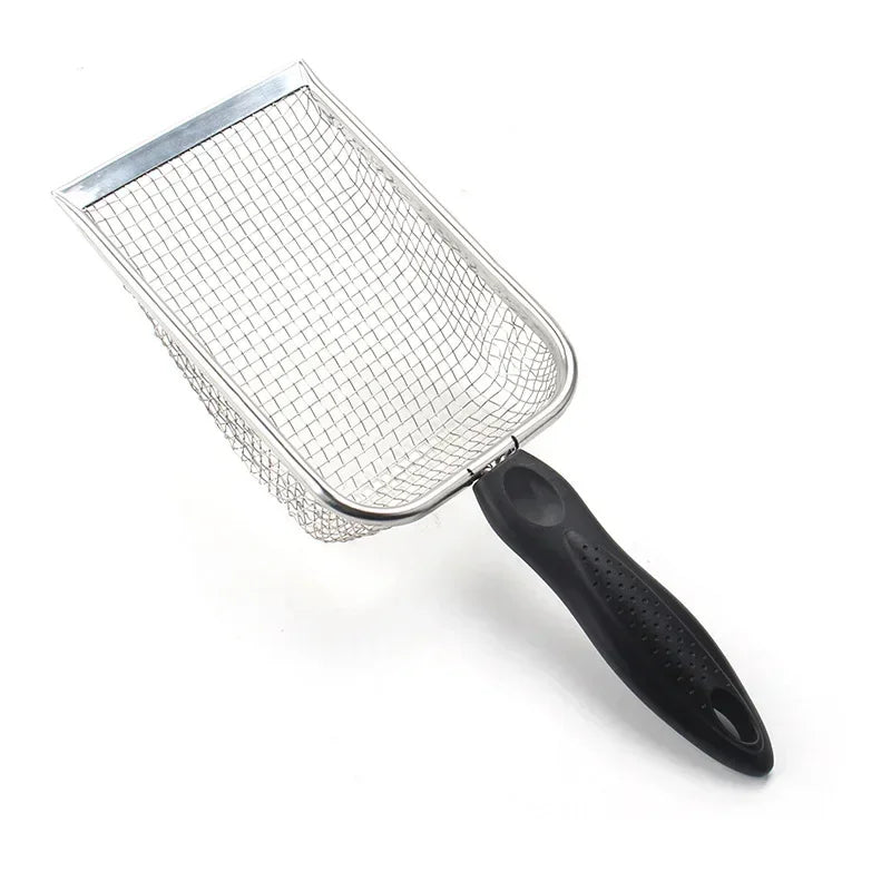 Long Handle Stainless Steel Cat Litter Scoop for Easy Cleanup - Smarsty
