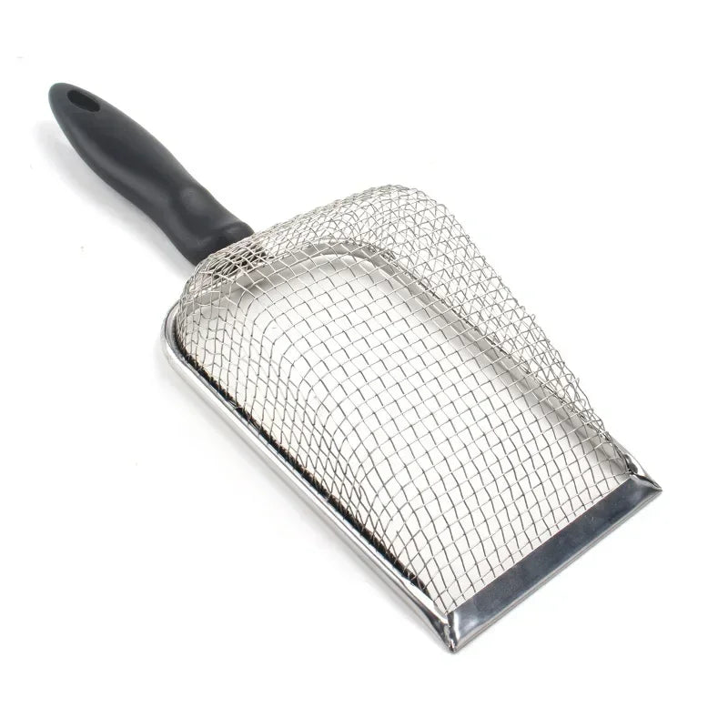 Long Handle Stainless Steel Cat Litter Scoop for Easy Cleanup - Smarsty