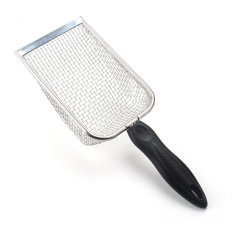 Long Handle Stainless Steel Cat Litter Scoop for Easy Cleanup - Smarsty