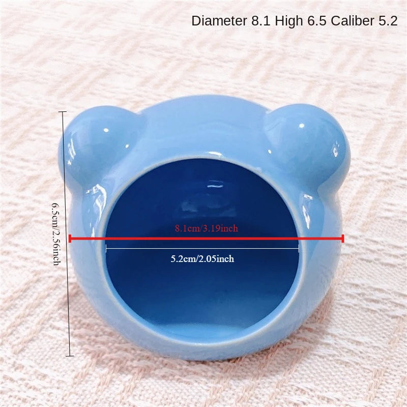 Ceramic Hamster Nest for Summer Cooling Comfort - Smarsty