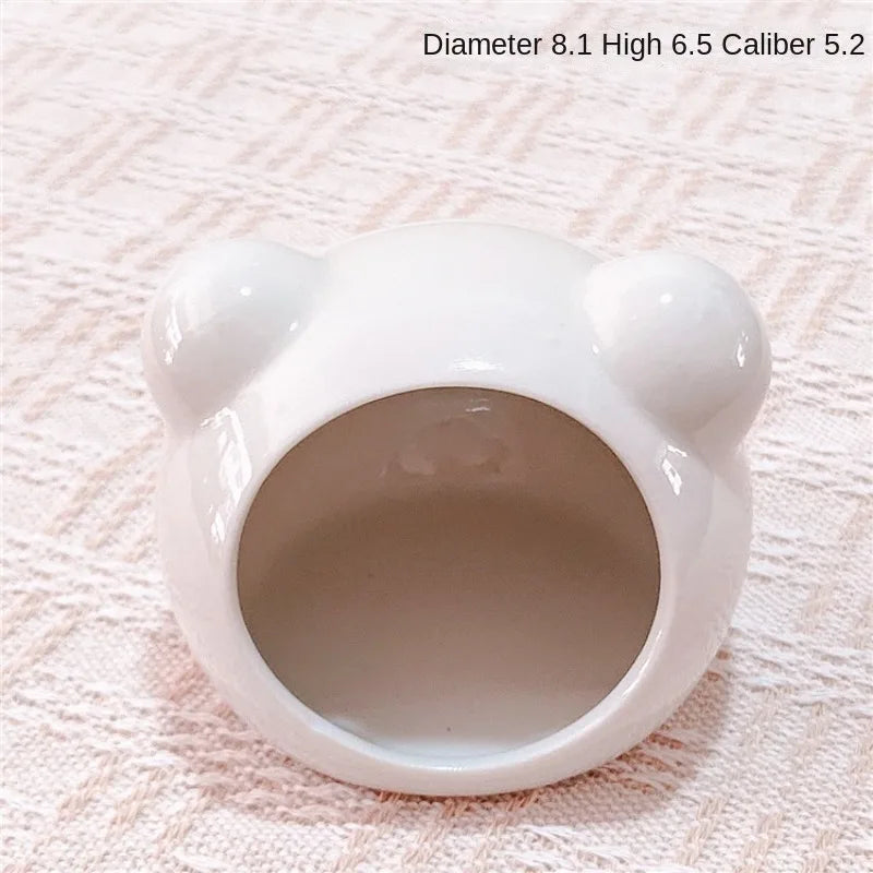 Ceramic Hamster Nest for Summer Cooling Comfort - Smarsty