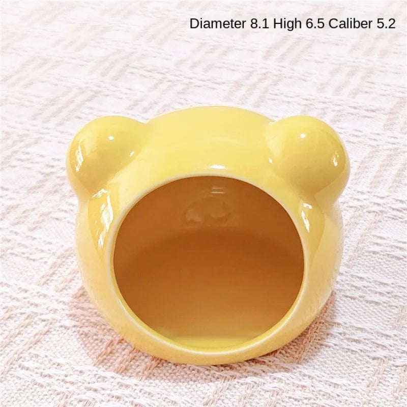 Ceramic Hamster Nest for Summer Cooling Comfort - Smarsty