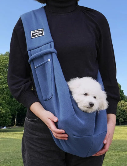 Comfortable Crossbody Sling Carrier Bag for Small Pets - Smarsty