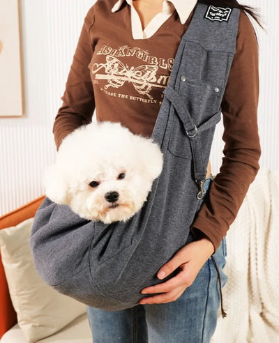 Comfortable Crossbody Sling Carrier Bag for Small Pets - Smarsty