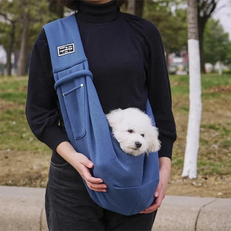 Comfortable Crossbody Sling Carrier Bag for Small Pets - Smarsty