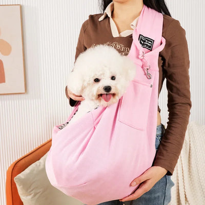 Comfortable Crossbody Sling Carrier Bag for Small Pets - Smarsty