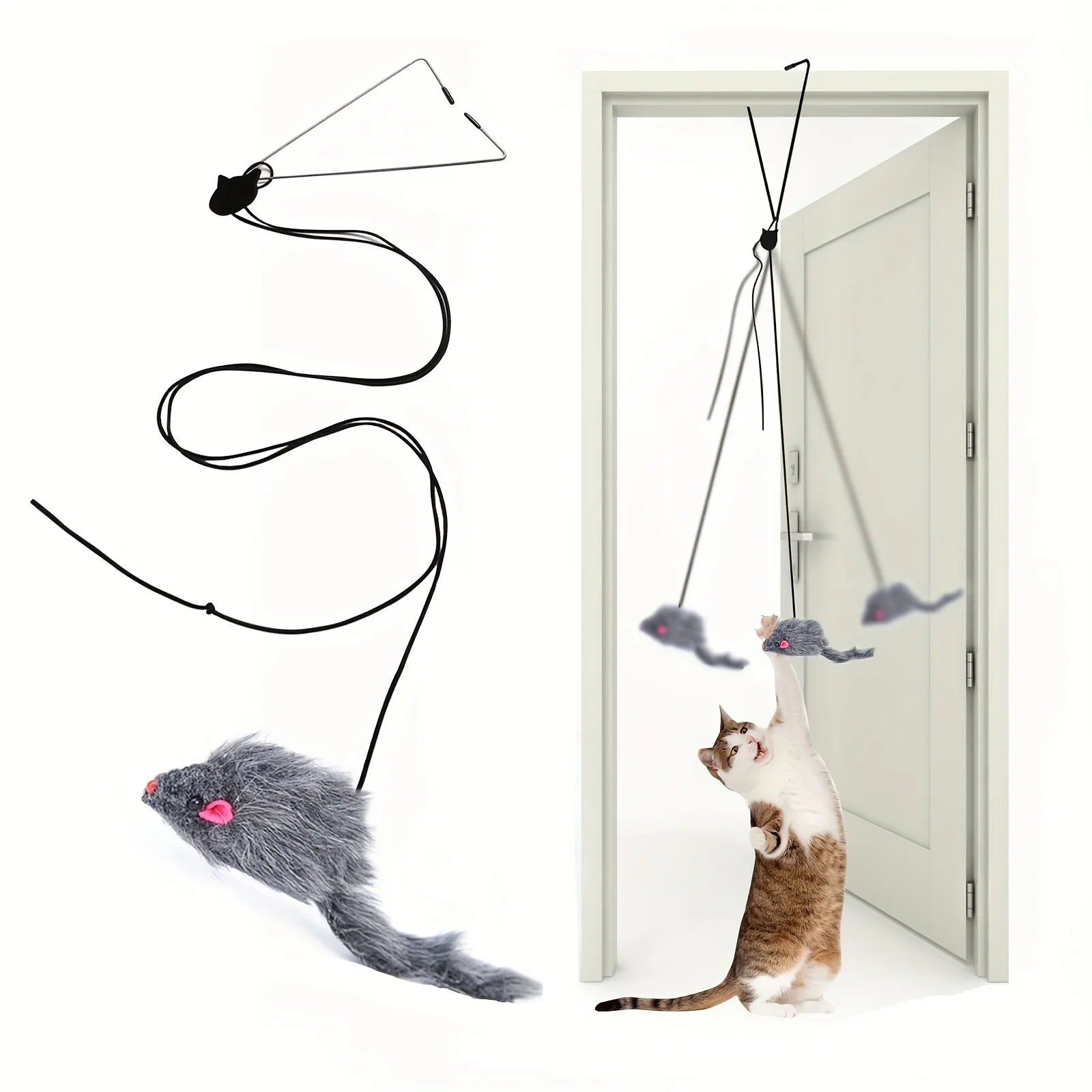 Door Hanging Cat Toy for Stress Relief and Fun - Smarsty
