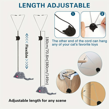 Door Hanging Cat Toy for Stress Relief and Fun - Smarsty