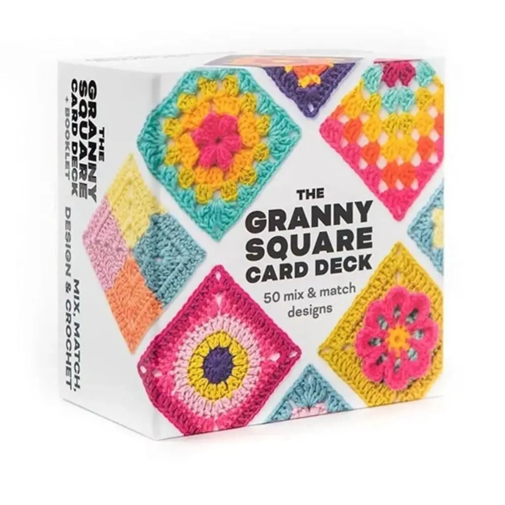 DIY Knitted Granny Square Pattern Card Set - Smarsty
