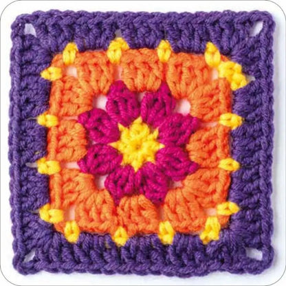DIY Knitted Granny Square Pattern Card Set - Smarsty