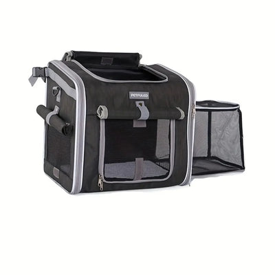 Expandable Soft Sided Pet Carrier Backpack for Biking - Smarsty
