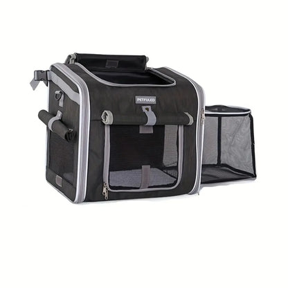 Expandable Soft Sided Pet Carrier Backpack for Biking - Smarsty