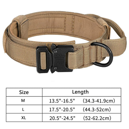 Adjustable Tactical Dog Collar with Control Handle - Smarsty