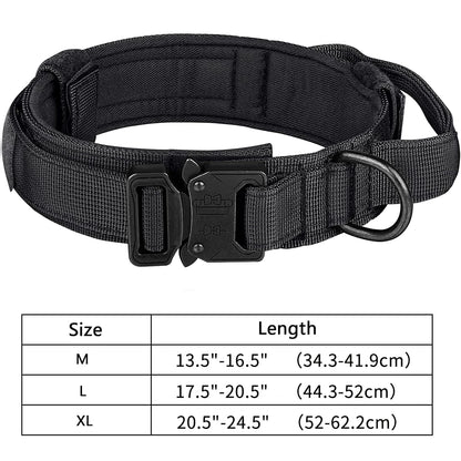 Adjustable Tactical Dog Collar with Control Handle - Smarsty