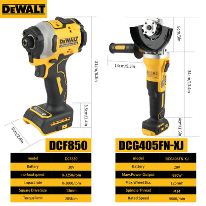 Dewalt Brushless Tool Set with Electric Screwdriver and Grinder - Smarsty