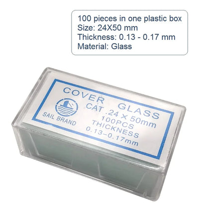 100PCS Microscope Glass Slides for Biological Use - Smarsty