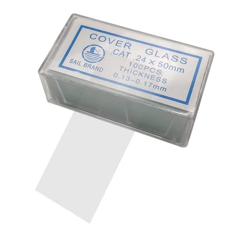 100PCS Microscope Glass Slides for Clear Viewing - Smarsty