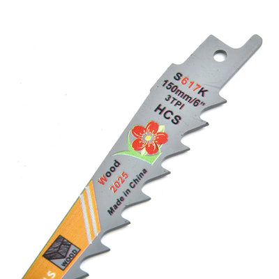 150mm Reciprocating Saw Blades for Wood Cutting - Smarsty