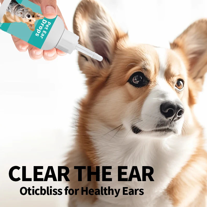 60ML Pet Ear Wash for Dogs and Cats - Smarsty