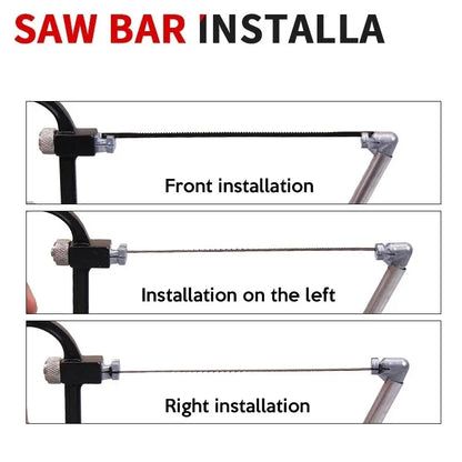 8in1 Multi Purpose Hand Saw Kit for Wood and Metal - Smarsty