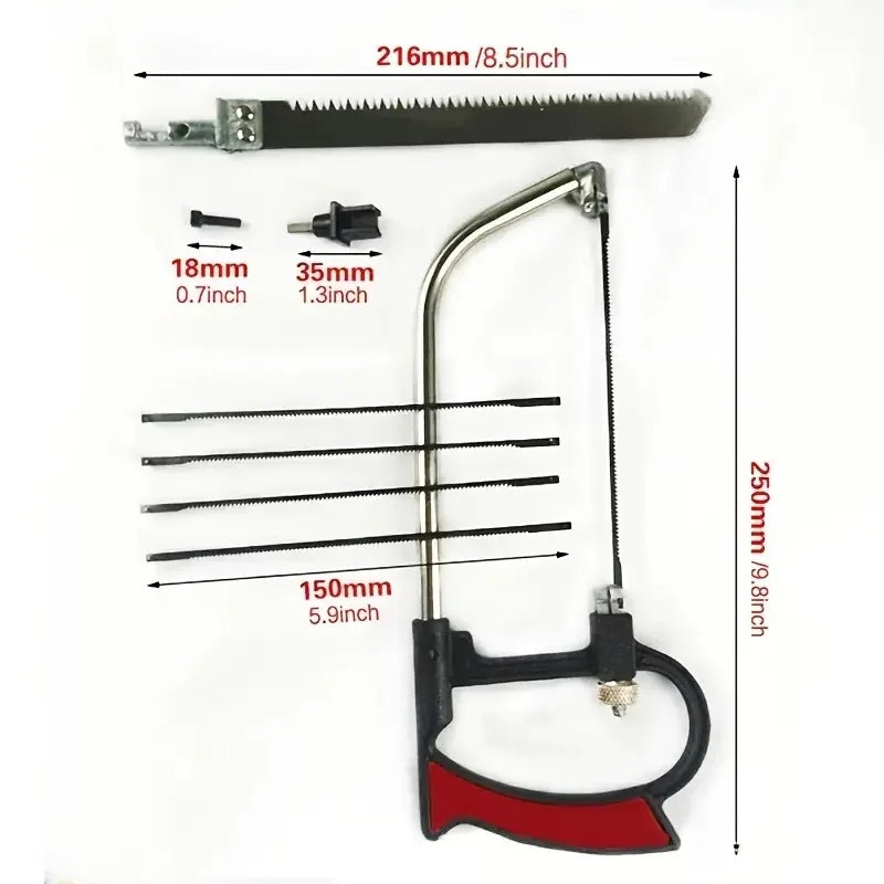 8in1 Multi Purpose Hand Saw Kit for Wood and Metal - Smarsty