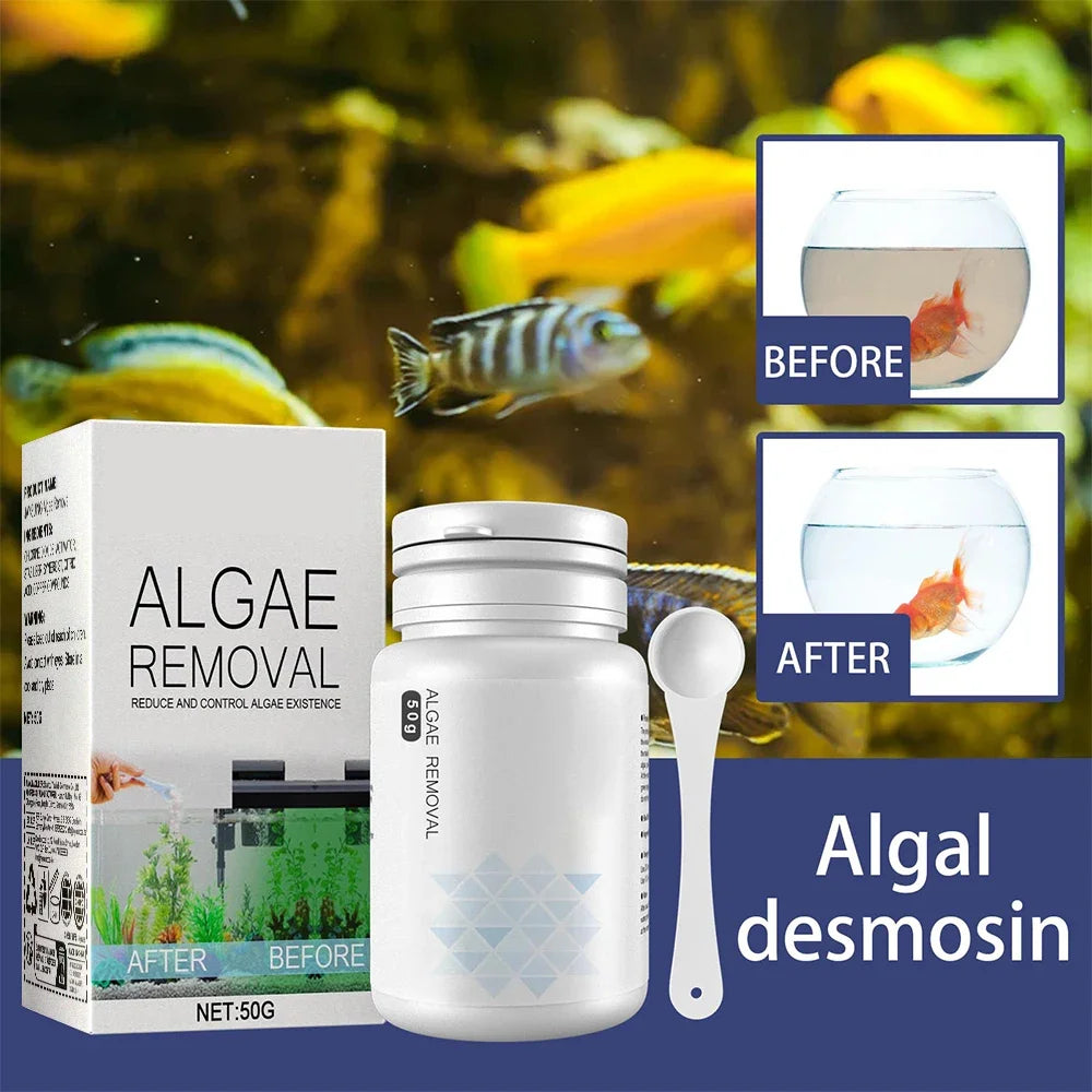 Algae Remover Powder for Clear Fish Tanks - Smarsty