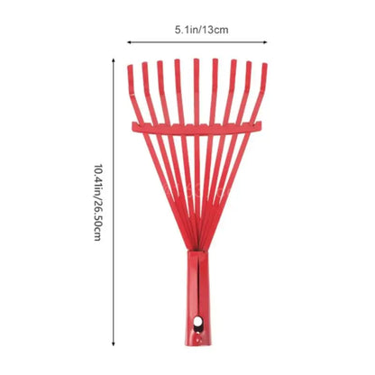 Carbon Steel Grass Rake for Efficient Leaf Cleaning - Smarsty