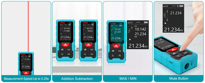 Kiprim Rechargeable Dual Laser Distance Meter 120m - Smarsty