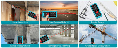 Kiprim Rechargeable Dual Laser Distance Meter 120m - Smarsty