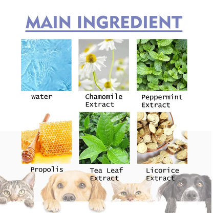 Pet Oral Cleanse Spray for Fresh Breath in Dogs and Cats - Smarsty