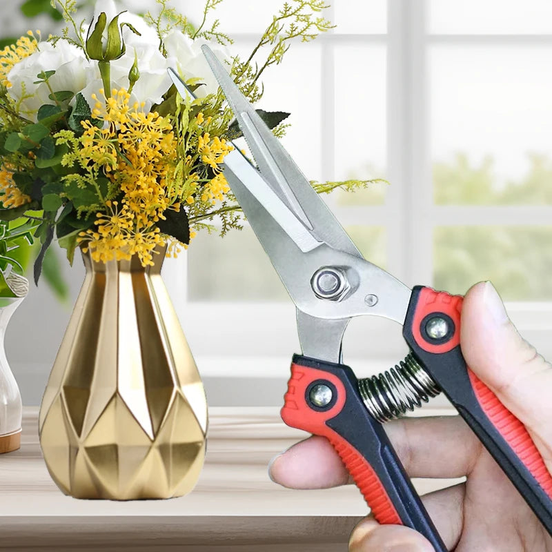Stainless Steel Pruning Shears for Effortless Trimming - Smarsty