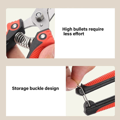 Stainless Steel Pruning Shears for Effortless Trimming - Smarsty