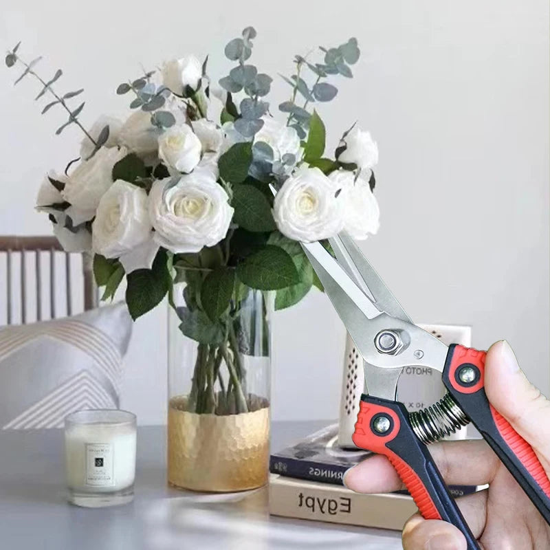 Stainless Steel Pruning Shears for Effortless Trimming - Smarsty