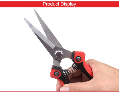 Stainless Steel Pruning Shears with Non Slip Handle - Smarsty