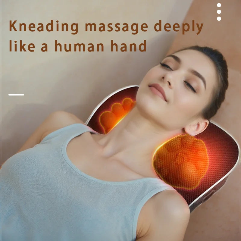Electric Shiatsu Neck and Back Massager with Heating - Smarsty