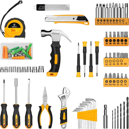 DEKO 126 Piece Power Tool Combo Kit with Lightweight Cordless Drill - Smarsty