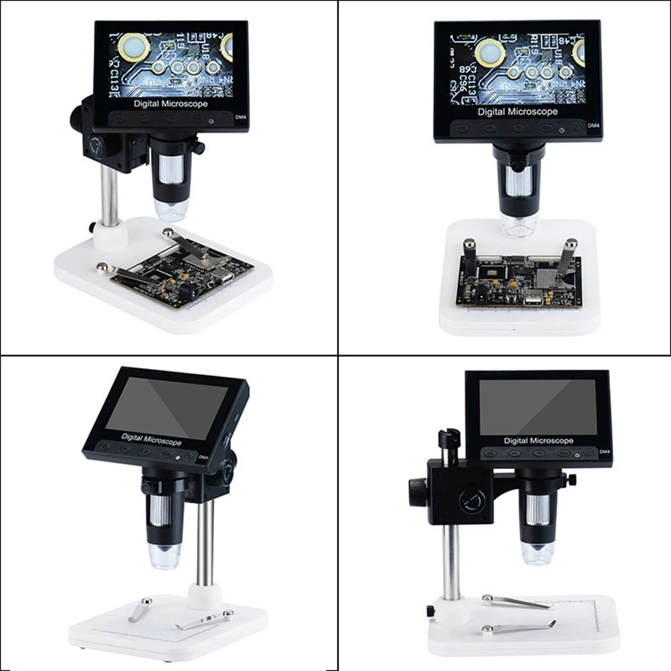 Elikliv 7 Inch 1080P Digital Microscope with LED Lights - Smarsty