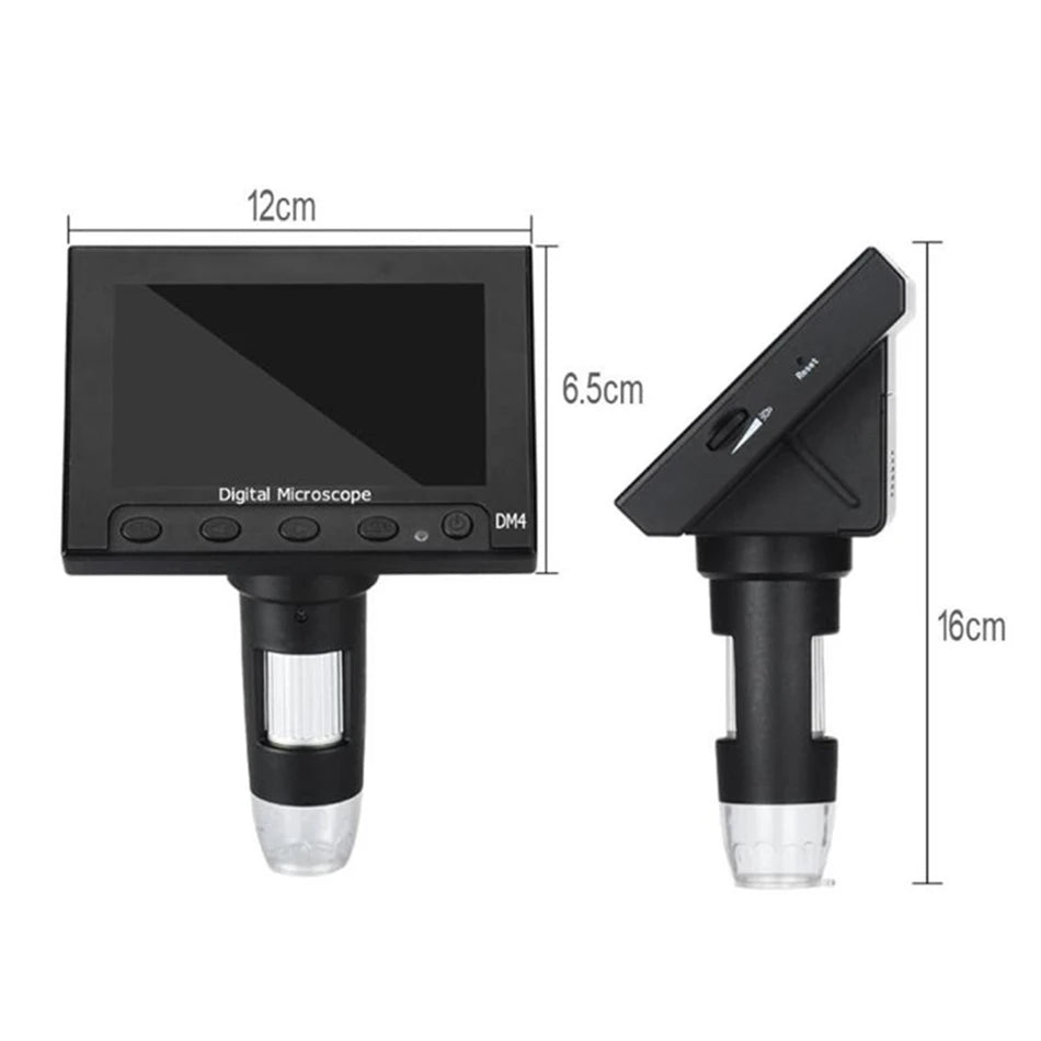 Elikliv 7 Inch 1080P Digital Microscope with LED Lights - Smarsty