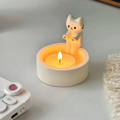 Cute Cat Candle Holder for Creative Home Decoration - Smarsty