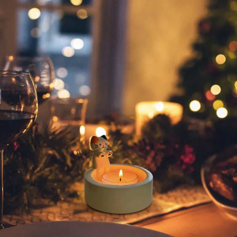 Cute Cat Candle Holder for Creative Home Decoration - Smarsty
