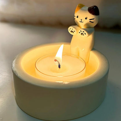 Cute Cat Candle Holder for Creative Home Decoration - Smarsty