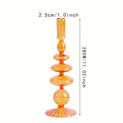 Nordic Glass Candle Holder and Vase for Elegant Home Decor - Smarsty