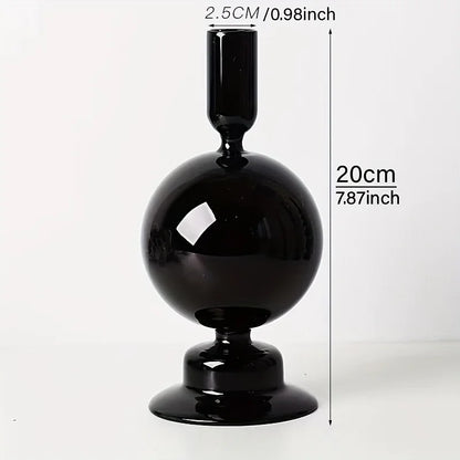 Nordic Glass Candle Holder and Vase for Elegant Home Decor - Smarsty