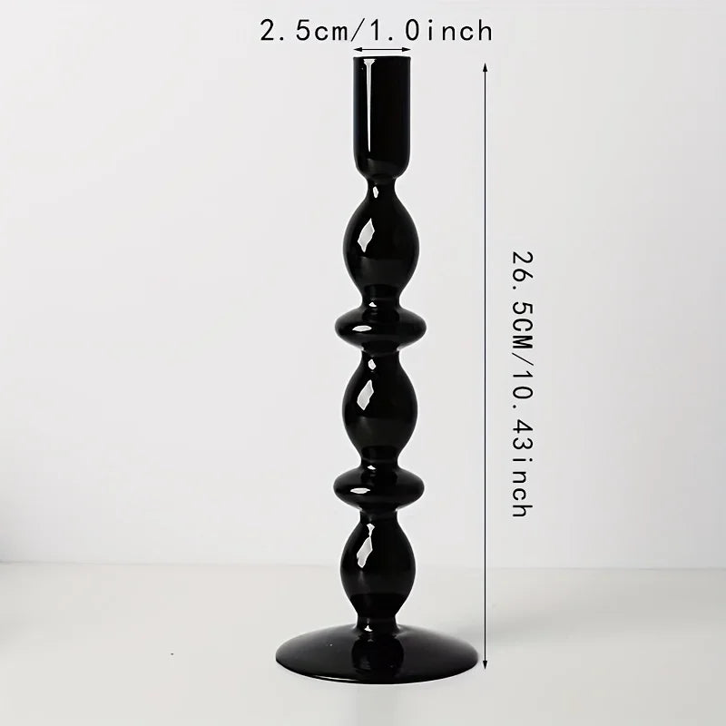 Nordic Glass Candle Holder and Vase for Elegant Home Decor - Smarsty