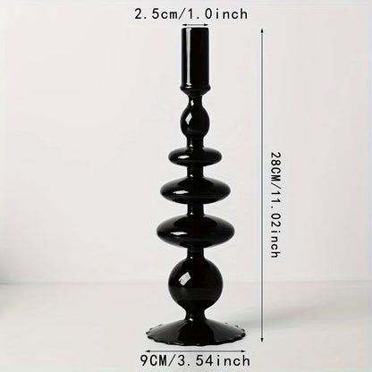 Nordic Glass Candle Holder and Vase for Elegant Home Decor - Smarsty