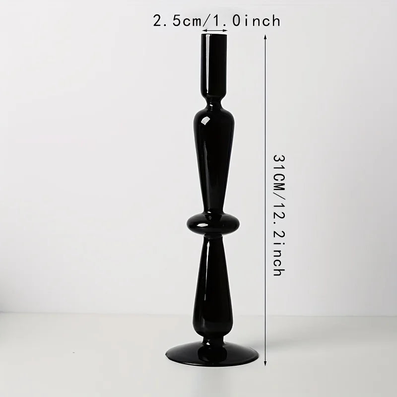 Nordic Glass Candle Holder and Vase for Elegant Home Decor - Smarsty