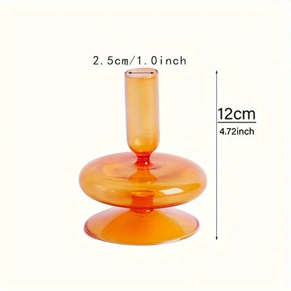 Nordic Glass Candle Holder and Vase for Elegant Home Decor - Smarsty