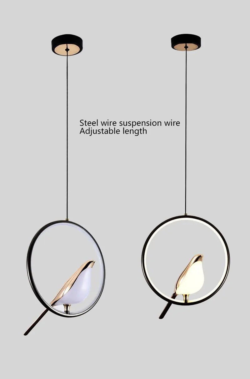 Magpie LED Pendant Lamp for Stylish Bedroom Lighting - Smarsty