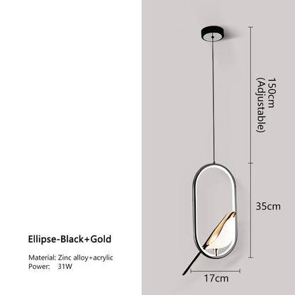 Magpie LED Pendant Lamp for Stylish Bedroom Lighting - Smarsty